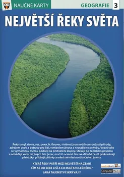 Příroda Naučné karty: Největší řeky světa - Computer Media (2015)