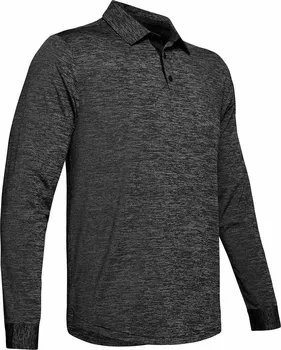 Pánské tričko Under Armour Mens Long Sleeve Playoff 2.0 Polo Shirt černé/šedé