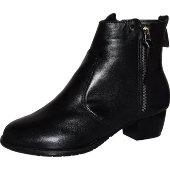 Dámské lodičky De plus dámská kotníková obuv 9596-4006-K Barva: černá, Velikost: 39, Šíře podešve: K