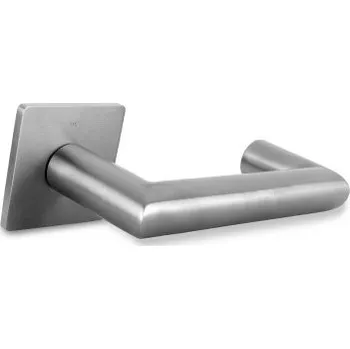 Dveřní kování M&T Dveřní nerezová klika Hanna čtvercové magnet. rozety, Objekt NRz, WC/koupelna