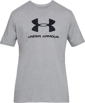Pánské tričko Under Armour Sportstyle Logo SS šedé M