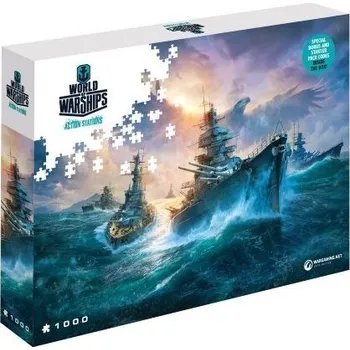 Puzzle Merlin Publishing World of Warships Puzzle - Německé válečné lodě - 1000ks