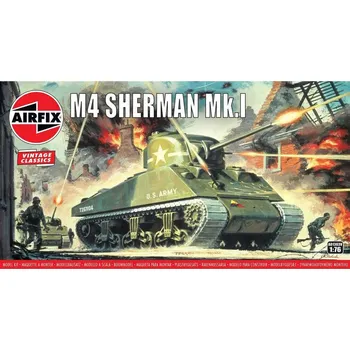 Plastikový model Airfix Sherman M4 Mk1 1:76