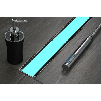 sprchový žlab Odtokový žlab - Model 1S 60CM BÍLE SKLO OZ316