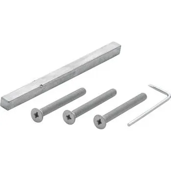 HOPPE Prodlužovací / upevňovací set pro bezpeč. sady klika-klika, tl. křídla 77-82 mm, pozink Quick