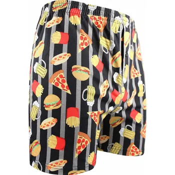 Trenýrky KARLOS pánské vzorované bavlněné trenýrky Lonka - FASTFOOD L