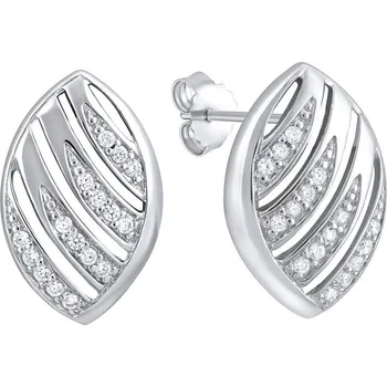 Náušnice SILVEGO stříbrné náušnice na puzety