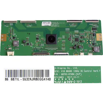 Televizor LCD modul T-CON 6871L-5532A / T-con board 6870C-0748A / V18 86UHD 120Hz 3G Ver0.7 / EAT64196201