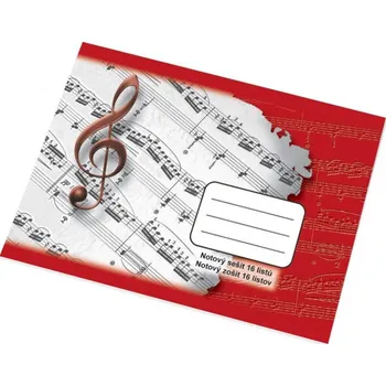 Sešit Notový sešit ML2, 16 listů