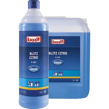 Vysavač na okno Buzil G 481 BLITZ CITRO Neutrální univerzální čisticí prostředek na povrchy - 10 L