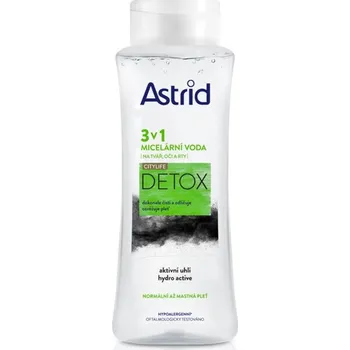 Astrid Detox micelární voda 3v1 400 ml