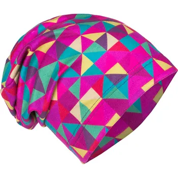 Unuo Fleecová čepice Triangl fuchsiová, XS