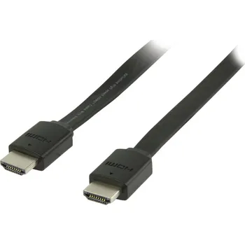 Video kabel VALUELINE Kabel hdmi <lt/>-<gt/> hdmi high speed+eth., černý - 2m