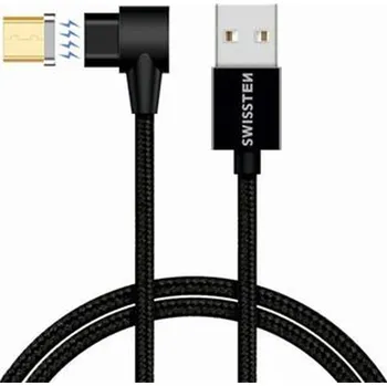 Swissten micro USB 1.2 m černý