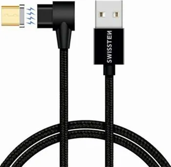USB kabel Swissten micro USB 1.2 m černý