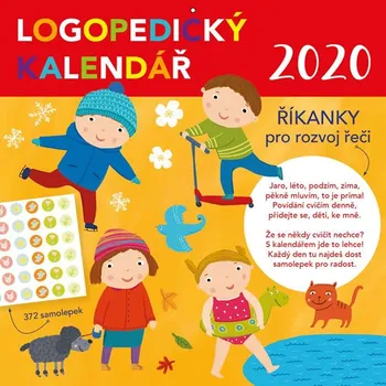 Kalendář Scrumage Logopedický kalendář se samolepkami 2020
