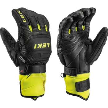 Rukavice LEKI Worldcup Race Flex S Speed System Black Ice/Lemon