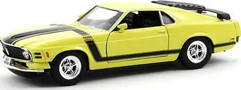 autíčko Welly Ford Mustang Boss 302 - 1:24 žlutý