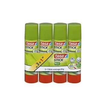 Kancelářské lepidlo Tyčinka lepicí Tesa Stick 20 g, 4 ks