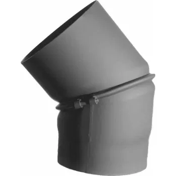 Kouřovod Koleno kouřové silnostěnné120mm dvousegmentové