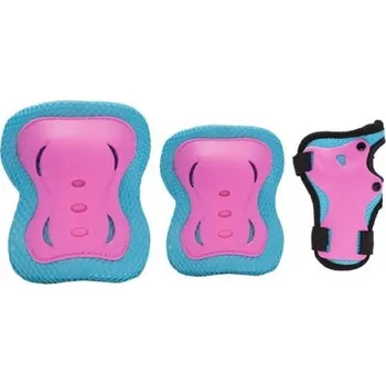 Sada chráničů Nils Extreme H320 modré/růžové, XL