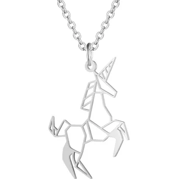 Náhrdelník Šperky4U Ocelový náhrdelník jednorožec - OPD0193-ST