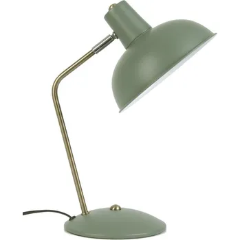 Lampička Present time Světle zelená kovová stolní lampa Earny