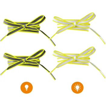 Textilní nažehlovací páska Altima Reflexní tkaničky žluté