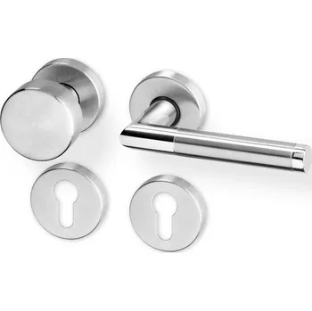 Dveřní kování Dveřní kování LUKA R SlideBloc light nerez PK kl/ko (Nerezové kování s kvalitní povrchovou úpravou vhodné pro zátěžové prostory)