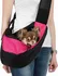 Taška pro psa a kočku Trixie Sling růžová/černá 50 x 25 x 18 cm