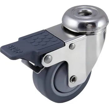 Příslušenství k zahradní technice Nerezové pryžové pojezdové kolo 253XBF 080