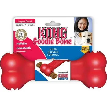 Hračka pro psa KONG Goodie kost 18 cm červená