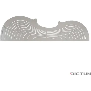 Housle Dictum 739442 - Šablona vrstevnic