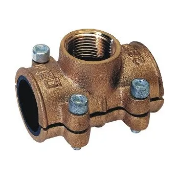 Vodovodní potrubí GEBO BRASS MB - třmen s navrtávkou z mosazi (CU 28 mm x 3/4") 04.621.60.2802