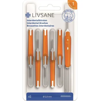 Mezizubní kartáček LIVSANE Mezizubní kartáčky extra jemné 6ks