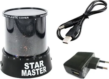Dětské svítidlo Verk Projektor noční oblohy Star Master + USB nabíječka