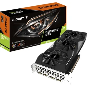 Grafická karta Gigabyte GeForce GTX 1660 Gaming OC 6GB (GV-N1660GAMING OC-6GD)