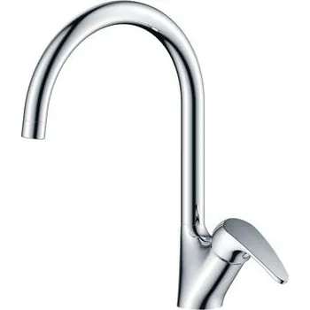 Vodovodní baterie STENO 3048 Stojánková dřezová vodovodní baterie s vysokým ramínkem, CHROM ST3048