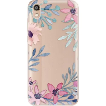 Pouzdro na mobilní telefon Silikonové pouzdro iSaprio - Honor 8S - Leaves and Flowers (Odolný silikonový kryt, obal, pouzdro iSaprio - Honor 8S - Leaves and Flowers - skvělá ochrana a pružnost, stylový UV potisk, lehkost, tiskne se v České republice)