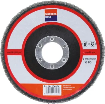 Brusný kotouč WorkersBest ZJ-K369LX115100 brusný talír 115x22 K 100 konvexní