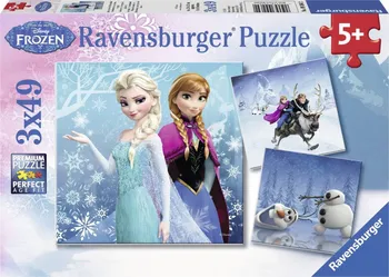 Puzzle Ravensburger Ledové království 3 x 49 dílků