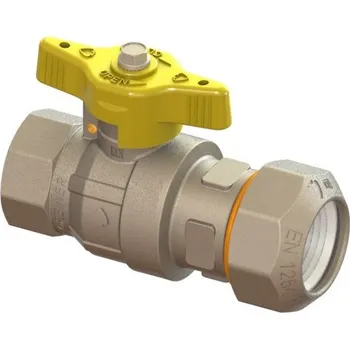 Vodovodní kohout GREINER S.p.A. Plynový kohout na PE s vnitřním závitem 1" x 32mm 6152.45.00.100