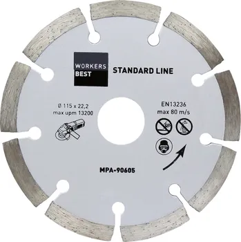 Řezný kotouč WorkersBest DY-XLD011157-3 diamantový kotouč Ø115 mm Standard