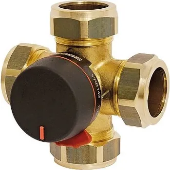 Ventil ESBE VRB 143 Čtyřcestný směšovací ventil DN 20 - 22mm Kvs 6,3 m3/h 11661600