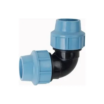 Vodovodní potrubí Donsen PE Koleno 90° 40 mm - svěrná spojka na polyetylen 470940