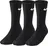 pánské ponožky NIKE Value Cotton Crew Socks 3-pack SX4508-001