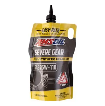 Převodový olej Plně syntetický převodový olej AMSOIL Severe Gear 75W-110 Synthetic Gear Lube 946 ml (1 quart easy pack)
