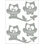 Reflexní nažehlovací motivy - sovičky