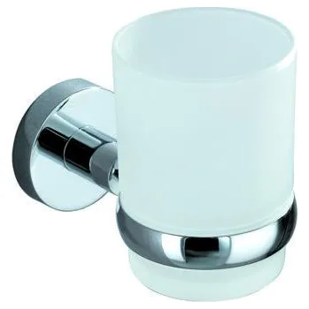 Sada koupelnových doplňků SEVILA 8121 držák se skleničkou - Koupelnové doplňky BELAGGIO 808121