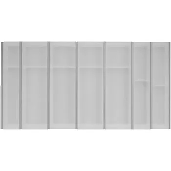 Organizace kuchyně NINKA CUISIO příborník pro TANDEMBOX šířka korpusu 1000, plast bílý